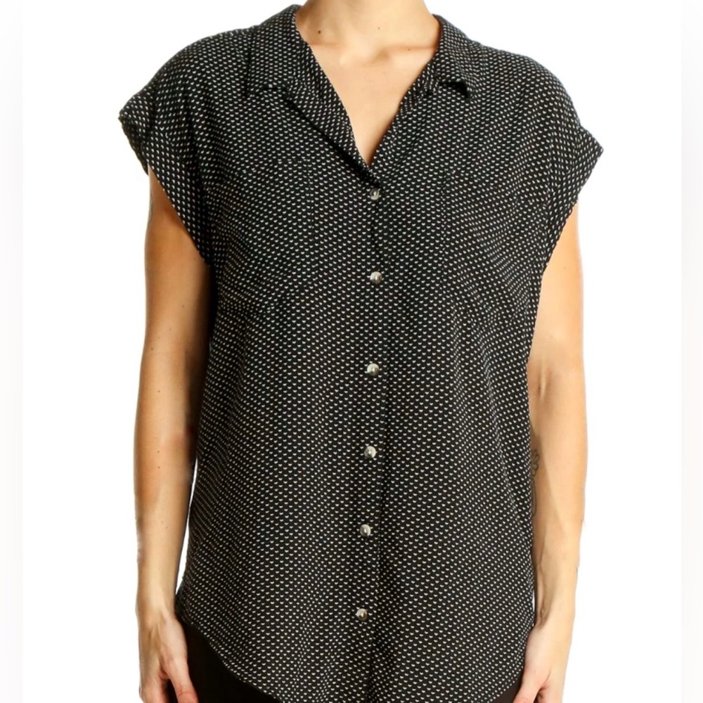 JACHS Girlfriend Button Down Shirt Short Sleeve Women’s XL